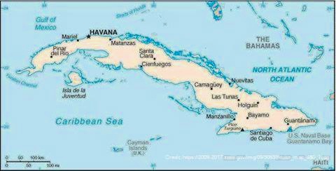 San José de las Lajas, Cuba trackstick